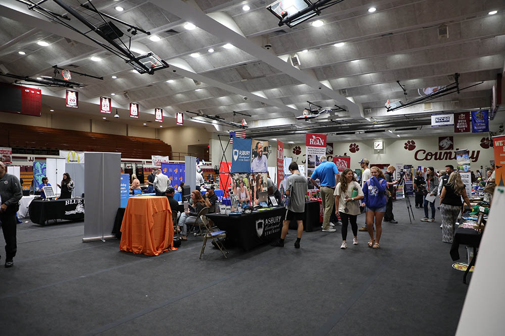 College of the Ozarks hosted 123 organizations during the Fall Career Expo on Sept. 15, 2023, in The Howell W. Keeter Gymnasium.